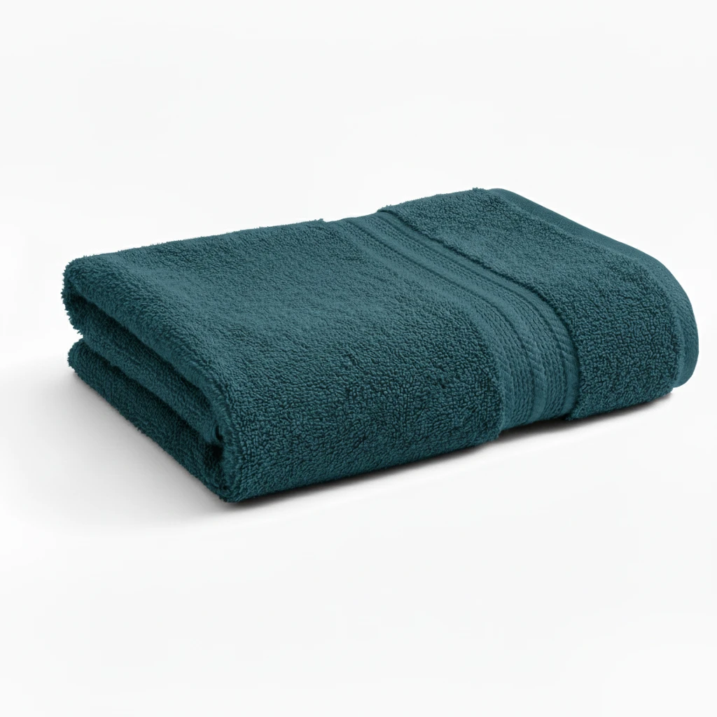 Petrol Blue Bath Towel 100% Cotton Ultra-Soft, Highly Absorbent & Quick Dry Home Terry