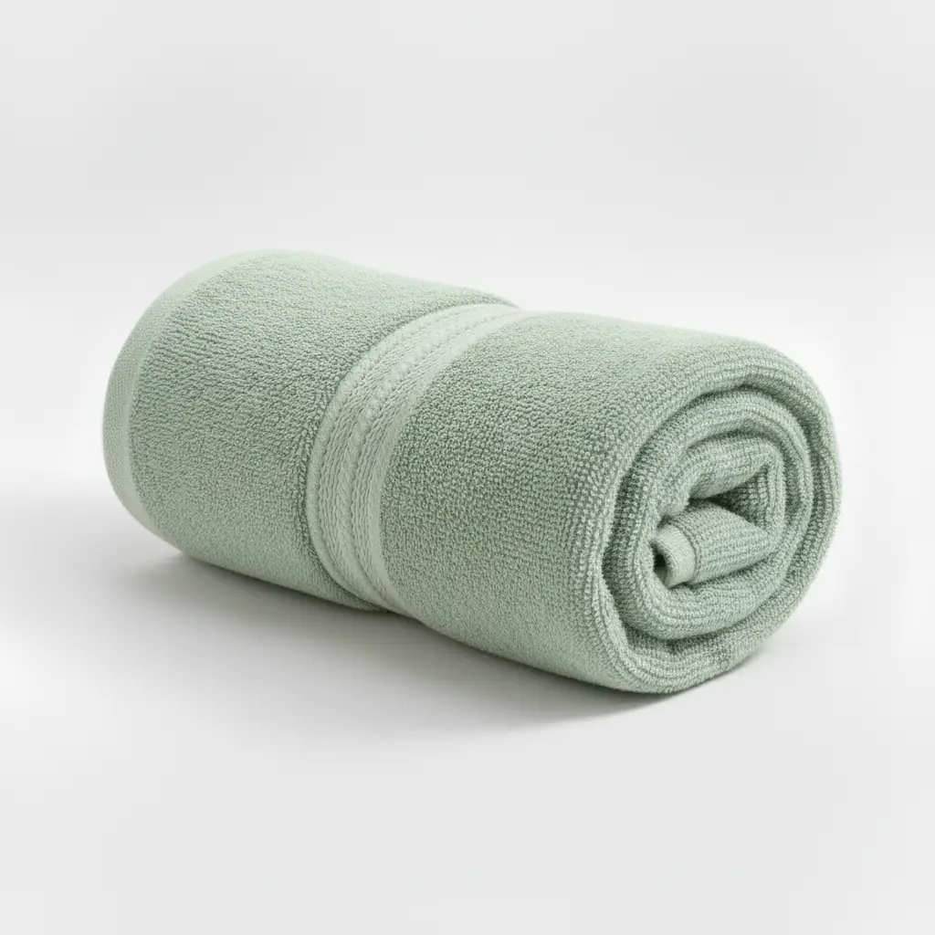 Sage Green Face Towel 100% Cotton Ultra-Soft, Highly Absorbent & Quick Dry Home Terry